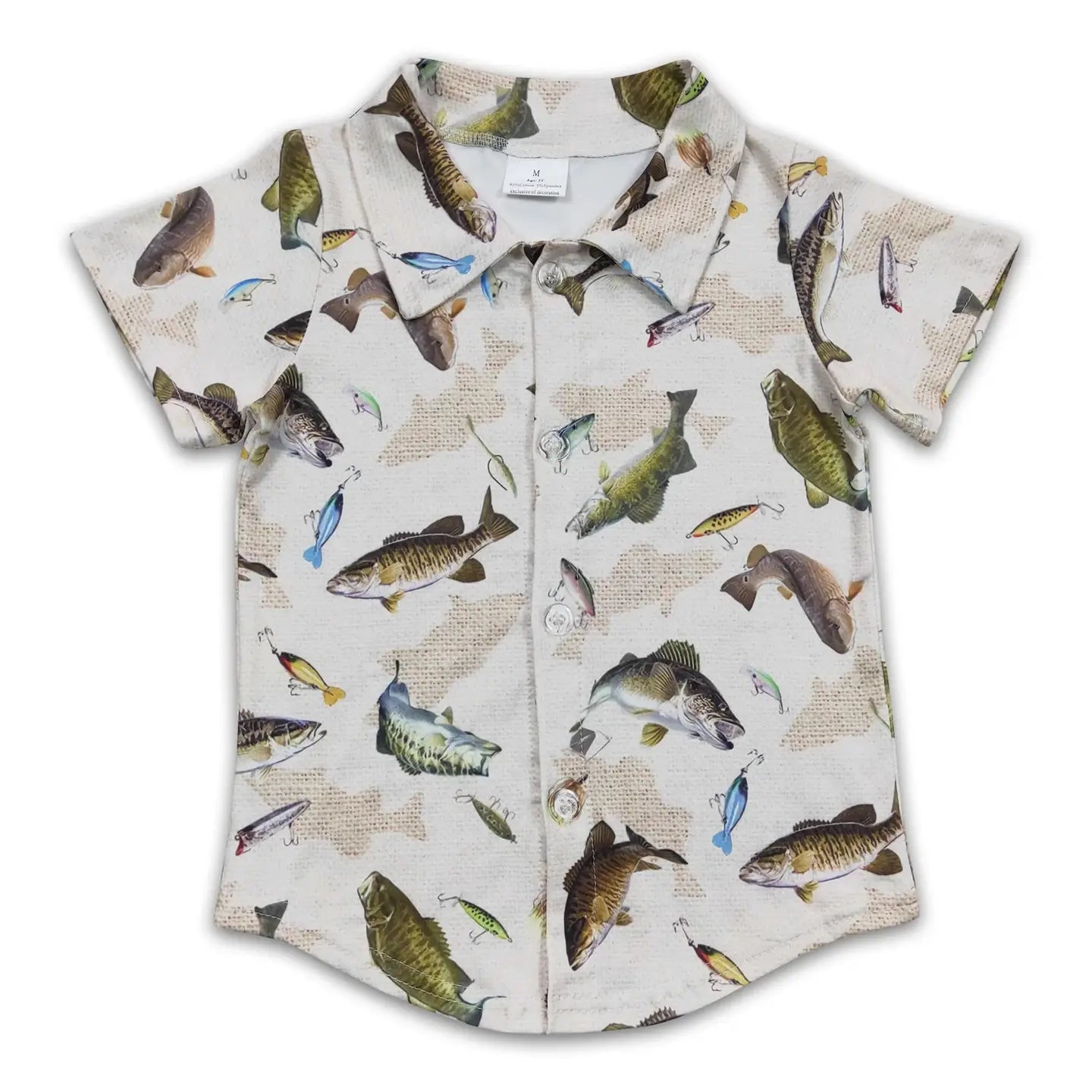 Fish Button Up Shirt