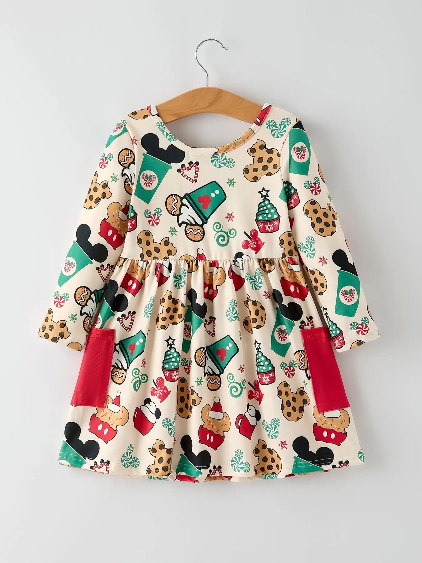 Christmas Merry Moments: Cupcakes, Cookies, and Candy Holiday Dress For Girls