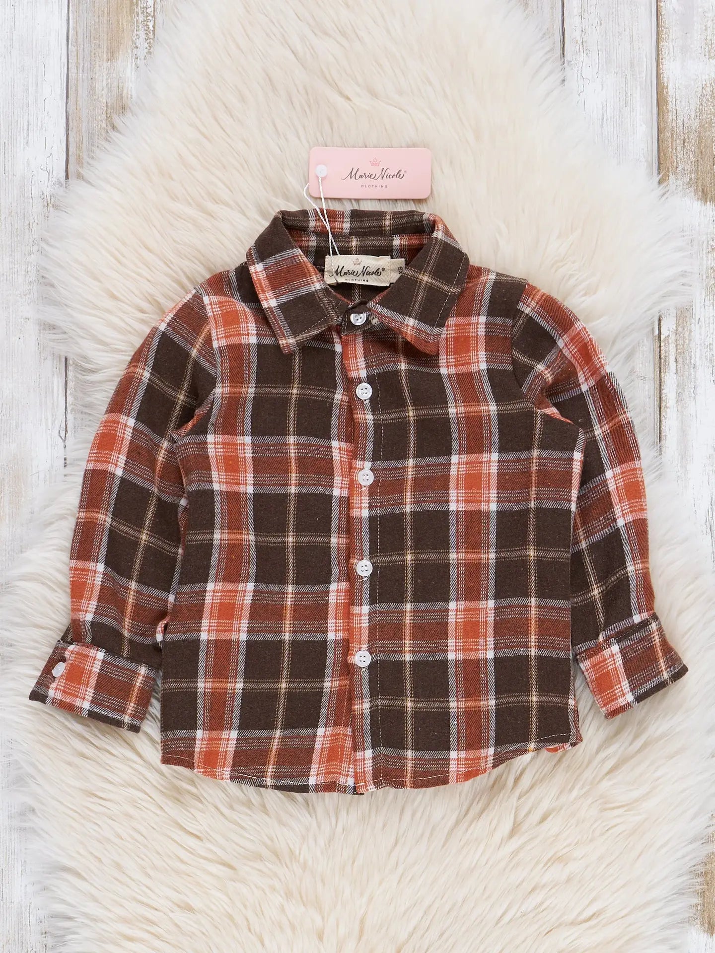 Brown & Orange Flannel
