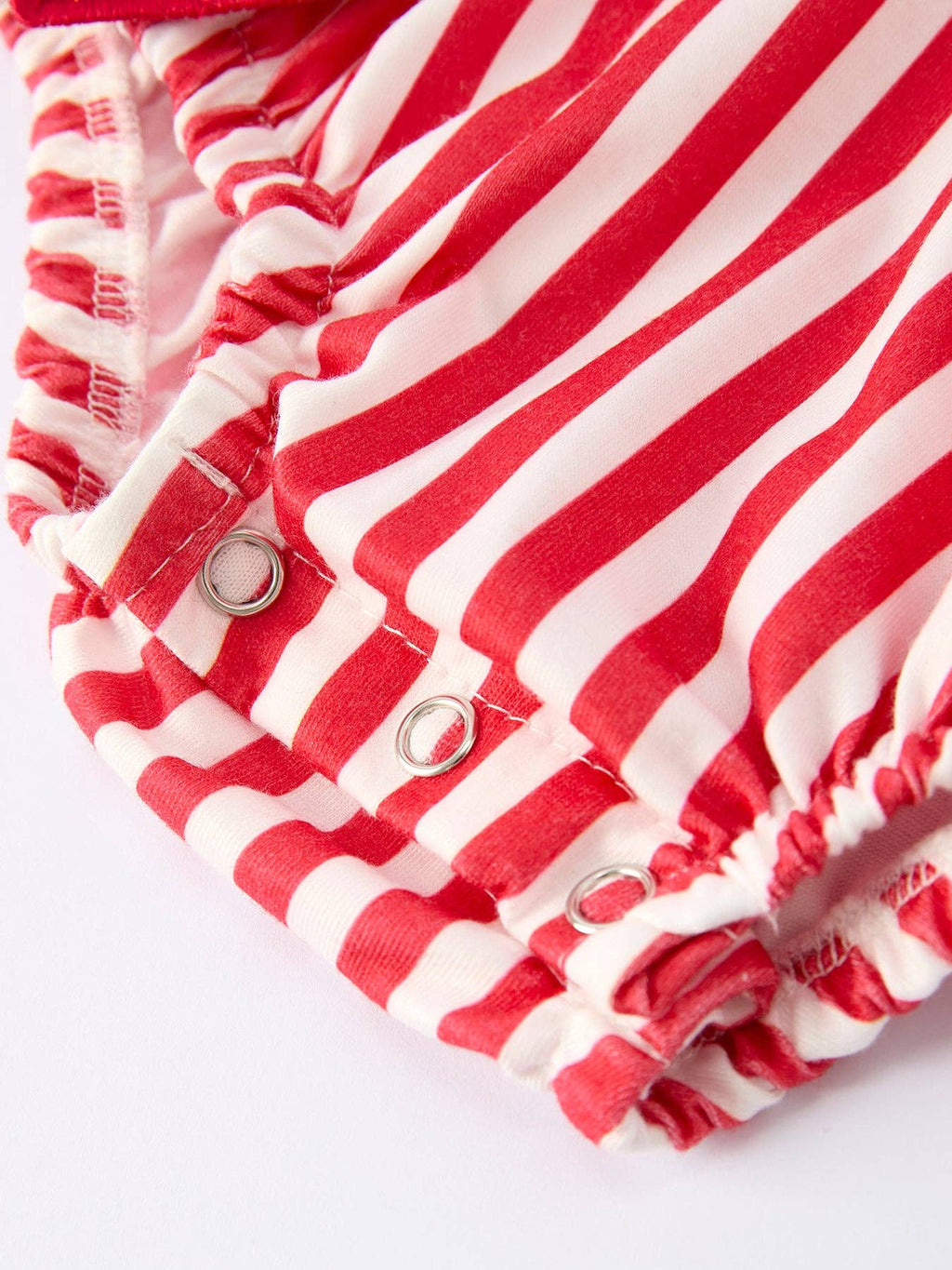 Baby Valentine Heart Romper – Red Stripe