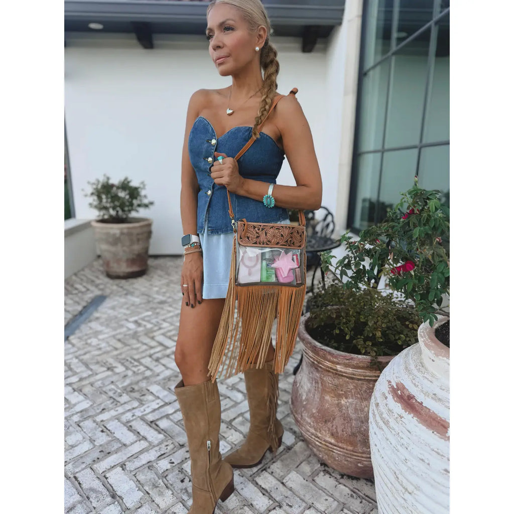 Concert Clear Crossbody Purse