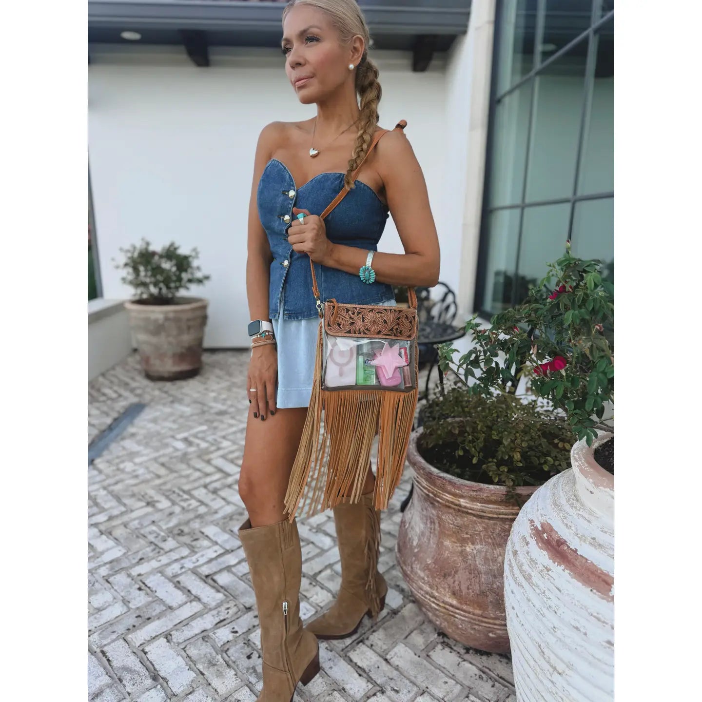 Concert Clear Crossbody Purse