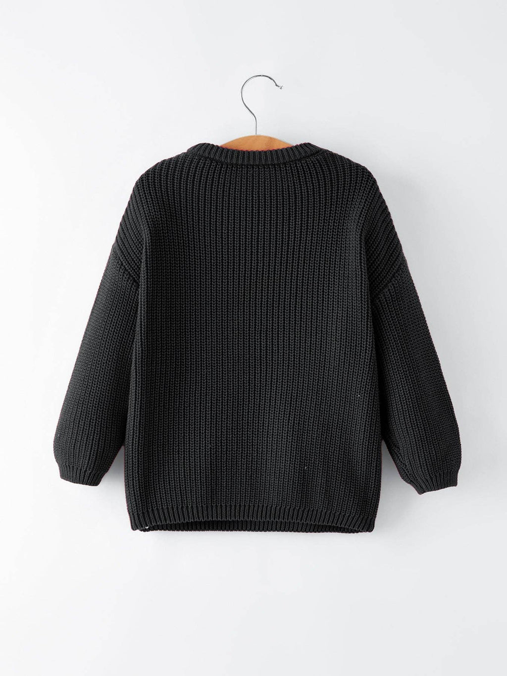 Lover Boy Black Knitted Pullover