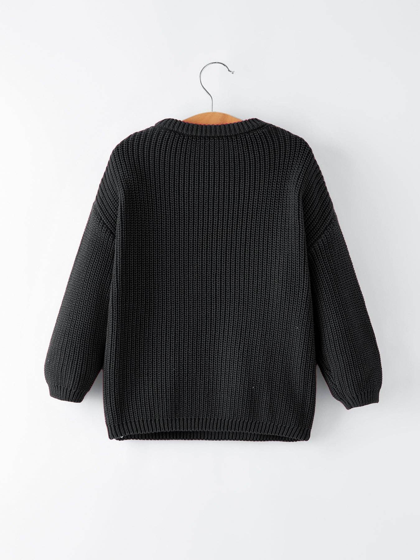 Lover Boy Black Knitted Pullover
